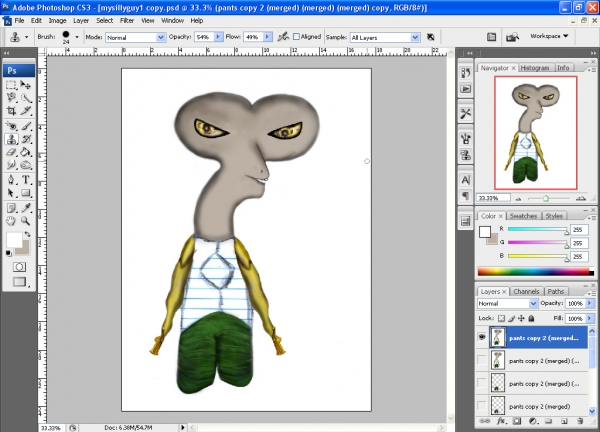 Creation of Alien Vacation: Step 12